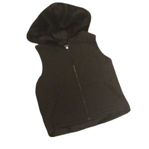 Baxis & Baxis Hooded Zip Up Vest Sz M
